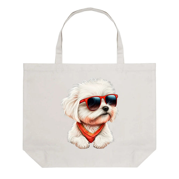 Cool Dawg! 100% Cotton Tote Bag (Single-sided Print)