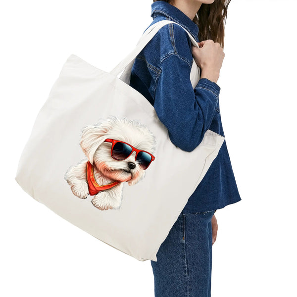 Cool Dawg! 100% Cotton Tote Bag (Single-sided Print)