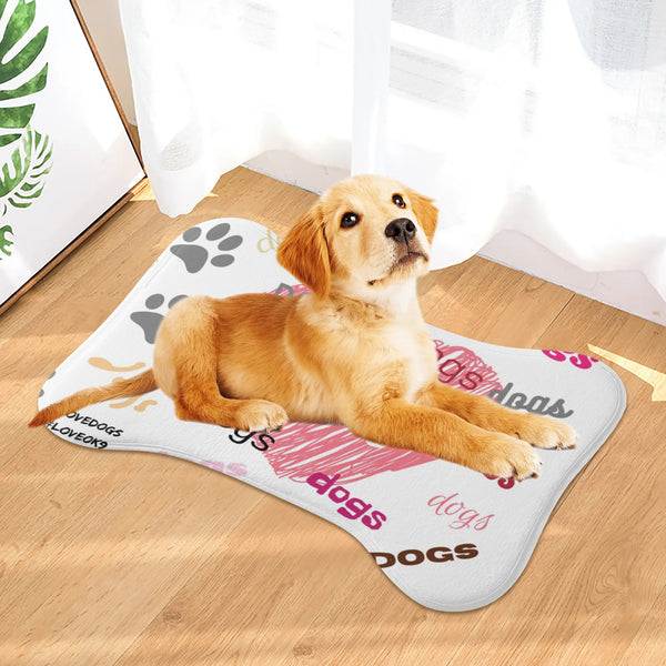 Love Dogs, Big Paws Pet Mat Rug